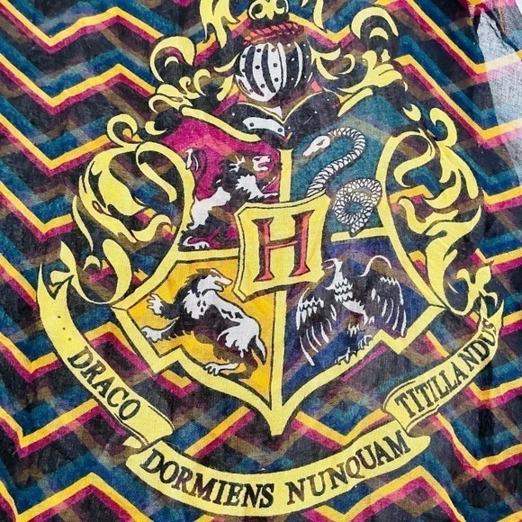 Harry Potter Infinity Scarf OS Hogwarts Houses Gryffindor Slytherin Ravenclaw - Picture 1 of 9